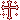 red sparkle cross
