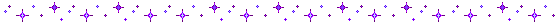 Purple sparkle divider
